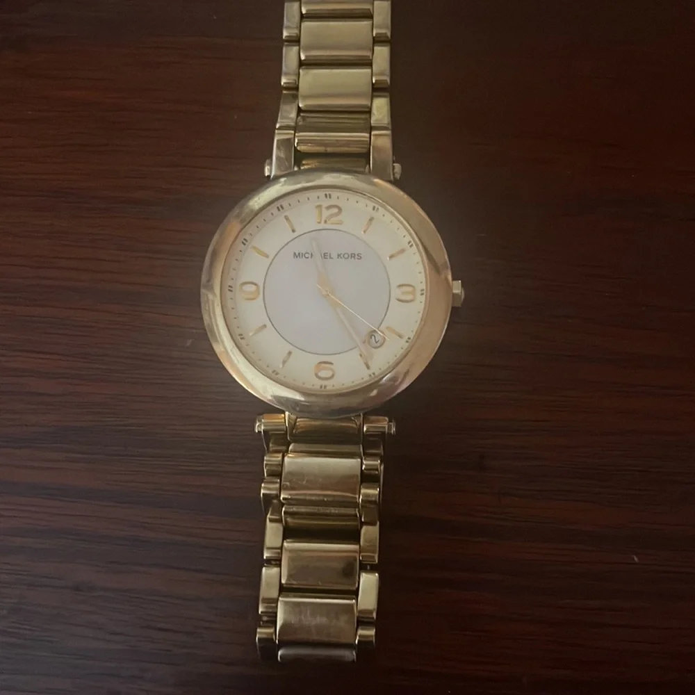Michael Kors gold tone watch
